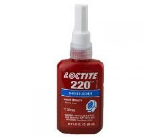 Loctite 220 Fijador de roscas resistencia media/ grado capilar/ azul. - botella de 50 ml