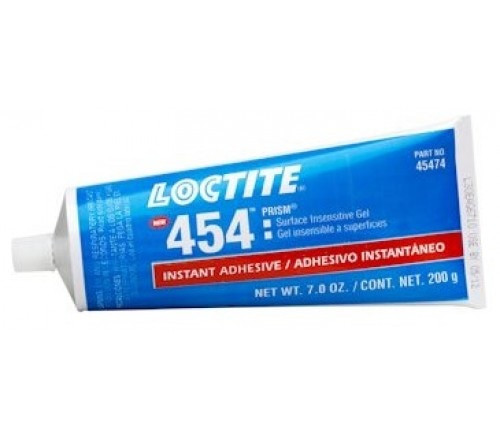 Loctite 454 Adhesivo Instantáneo Prism, Insensible a Superficies - Tubo 200 g